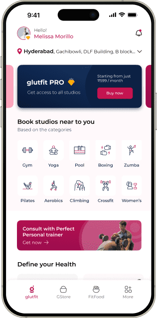 Mobile app interface