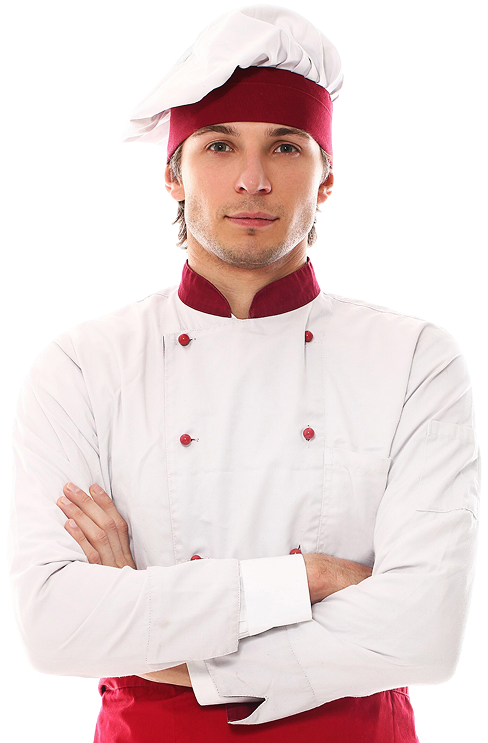Professional chef in kitchen